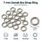 7 mm / 0.28 in Zamak Bra Strap Ring PIR720007Z