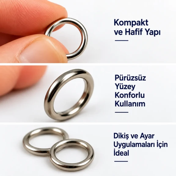 8 mm Zamak Sütyen Askı Halkası PIR720008Z