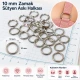 10 mm Zamak Sütyen Askı Halkası PIR720010Z