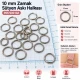 10 mm Zamak Sütyen Askı Halkası PIR720010Z