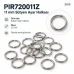 11 mm / 0.43 in Zamak Bra Strap Ring PIR720011Z