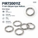 11 mm / 0.43 in Zamak Bra Strap Ring PIR720011Z