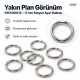 11 mm / 0.43 in Zamak Bra Strap Ring PIR720011Z