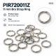 11 mm / 0.43 in Zamak Bra Strap Ring PIR720011Z