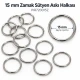 15 mm Zamak Sütyen Askı Halkası PIR720015Z
