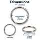 15 mm Zamak Sütyen Askı Halkası PIR720015Z