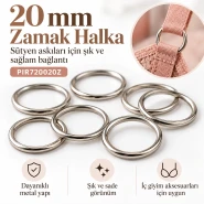 20 mm Zamak Sütyen Askı Halkası PIR720020Z