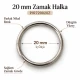 20 mm Zamak Sütyen Askı Halkası PIR720020Z