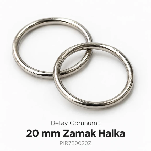 20 mm Zamak Sütyen Askı Halkası PIR720020Z