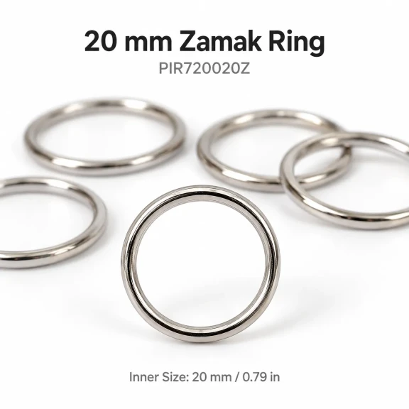 20 mm Zamak Sütyen Askı Halkası PIR720020Z
