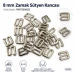8 mm Zamak Sütyen Kancası PIR750008Z