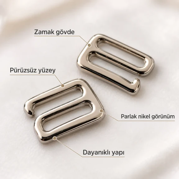 10 mm Zamak Sütyen Kancası PIR750010Z