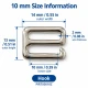 10 mm Zamak Sütyen Kancası PIR750010Z