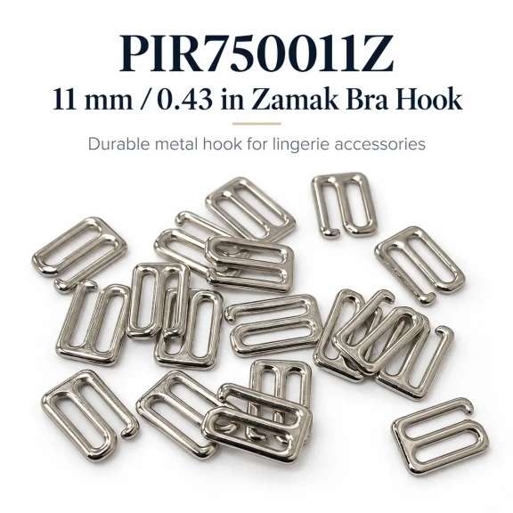 11 mm Zamak Sütyen Kancası PIR750011Z