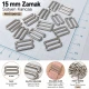 15 mm Zamak Sütyen Kancası PIR750015Z