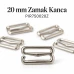 20 mm Zamak Sütyen Kancası PIR750020Z