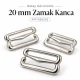 20 mm Zamak Sütyen Kancası PIR750020Z