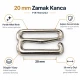 20 mm Zamak Sütyen Kancası PIR750020Z