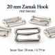20 mm Zamak Sütyen Kancası PIR750020Z