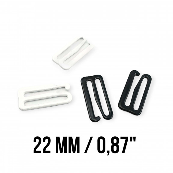 22 mm Sütyen Kancası Metal Naylon Kaplı PIR750022