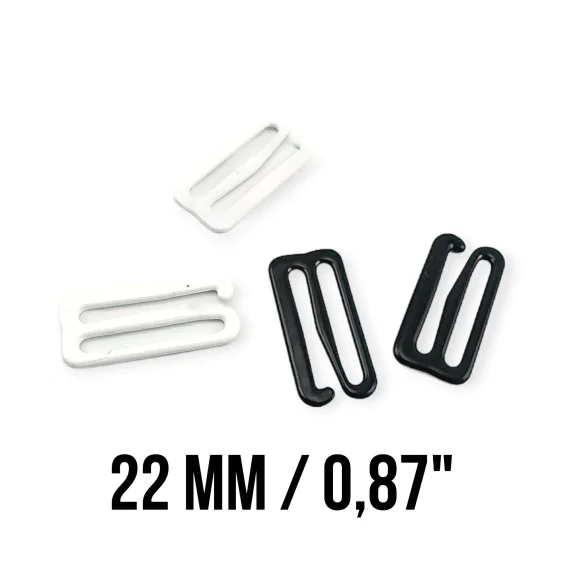 22 mm Sütyen Kancası Metal Naylon Kaplı PIR750022