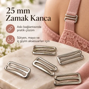 25 mm Zamak Sütyen Kancası PIR750025Z