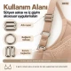8 mm Zamak Sütyen Askı Ayar Tokası, Halkası ve Kancası 3'lü Takım PIR770008Z