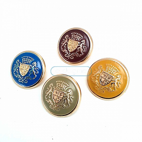 Enamel Blazer Jacket Button Coat Cardigan Overcoat Button PB0001