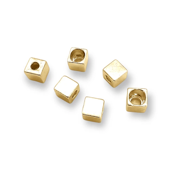 Bağucu Küp Şekil Metal boy 7,8 mm Giriş 4 mm PBB002