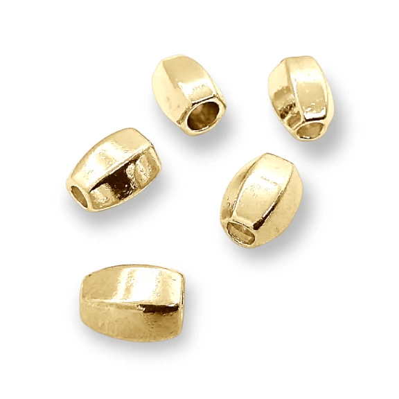 3.5 mm Cord End Metal length 12 mm PBB003