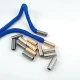 Inlet 3.3 mm Cord End Mosaic Patterned Metal length 13.5 mm PBB005