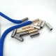 Inlet 3.3 mm Cord End Mosaic Patterned Metal length 13.5 mm PBB005