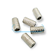 Inlet 3.3 mm Cord End Mosaic Patterned Metal length 13.5 mm PBB005