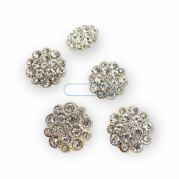 23 mm 36 boy Taşlı Düğme Siyah ve Beyaz Taşlı Düğme Ceket ve Kaban Düğmesi PBT0024