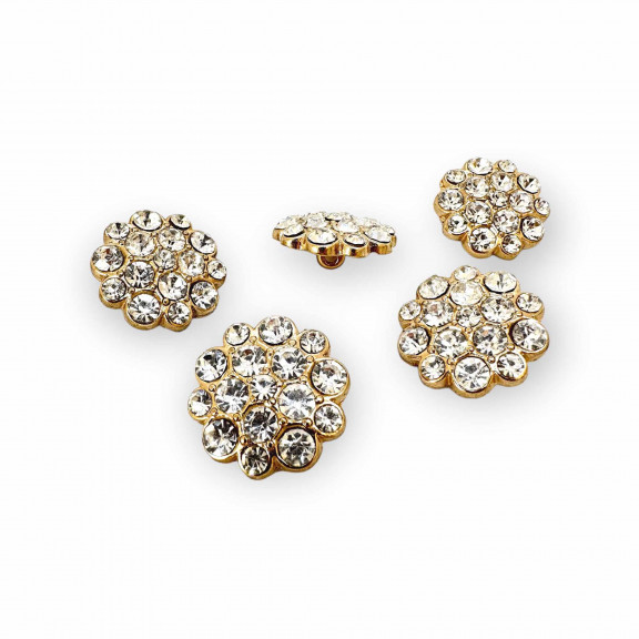 23 mm 36 boy Taşlı Düğme Siyah ve Beyaz Taşlı Düğme Ceket ve Kaban Düğmesi PBT0024