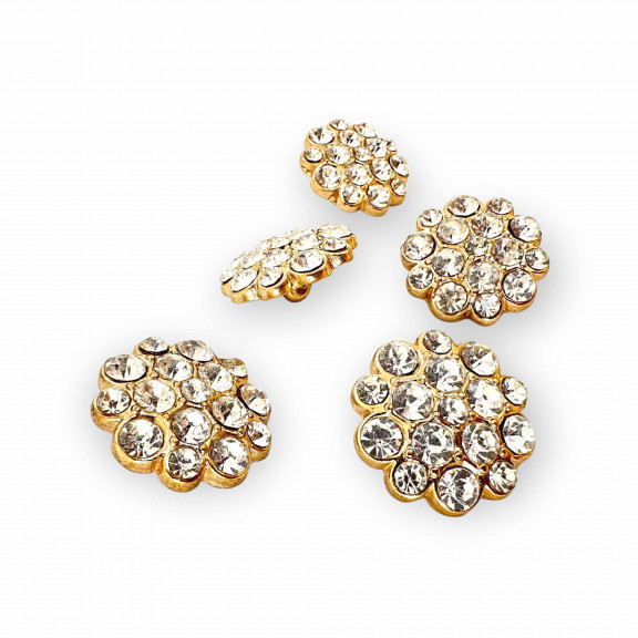 23 mm 36 boy Taşlı Düğme Siyah ve Beyaz Taşlı Düğme Ceket ve Kaban Düğmesi PBT0024