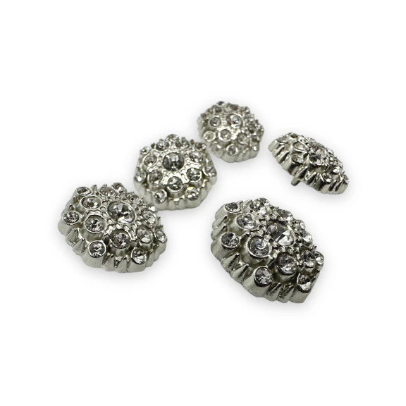 20 mm 32 boy Taşlı Düğme Siyah ve Beyaz Taşlı Düğme Ceket ve Hırka Düğmesi PBT0025