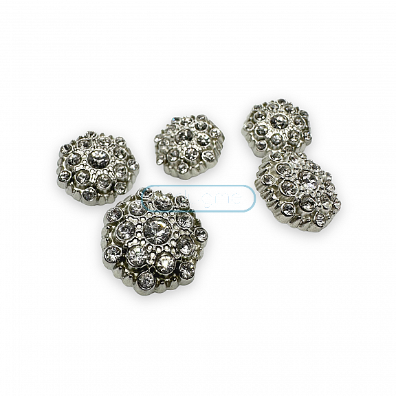 20 mm 32 boy Taşlı Düğme Siyah ve Beyaz Taşlı Düğme Ceket ve Hırka Düğmesi PBT0025