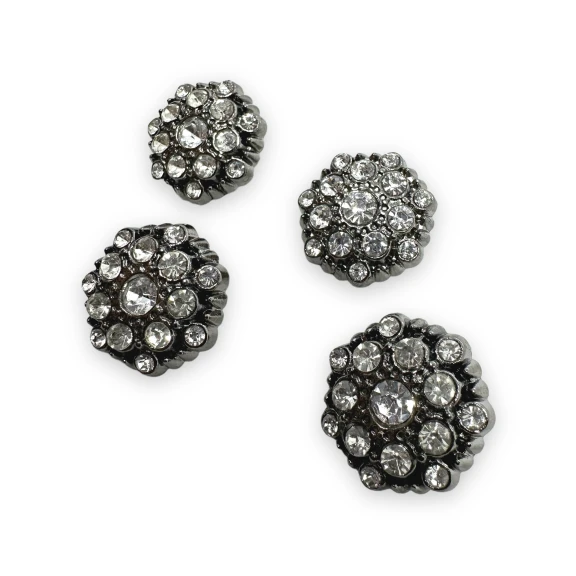 23 mm 36 boy Taşlı Düğme Çok Taşlı Düğme Ceket ve Dış Giyim Düğmesi PBT0024