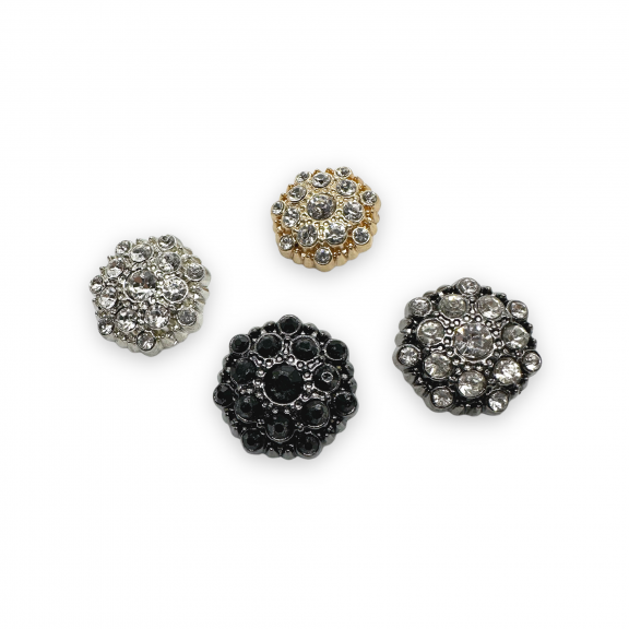 23 mm 36 boy Taşlı Düğme Çok Taşlı Düğme Ceket ve Dış Giyim Düğmesi PBT0024