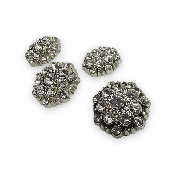 23 mm 36 boy Taşlı Düğme Çok Taşlı Düğme Ceket ve Dış Giyim Düğmesi PBT0024