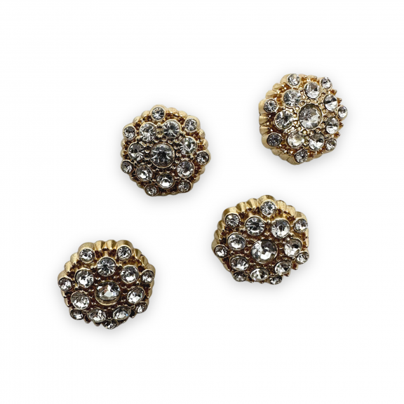 23 mm 36 boy Taşlı Düğme Çok Taşlı Düğme Ceket ve Dış Giyim Düğmesi PBT0024