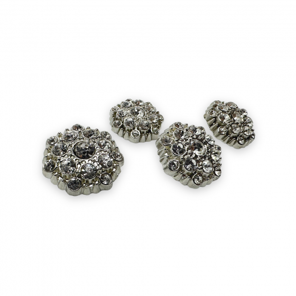 23 mm 36 boy Taşlı Düğme Çok Taşlı Düğme Ceket ve Dış Giyim Düğmesi PBT0024