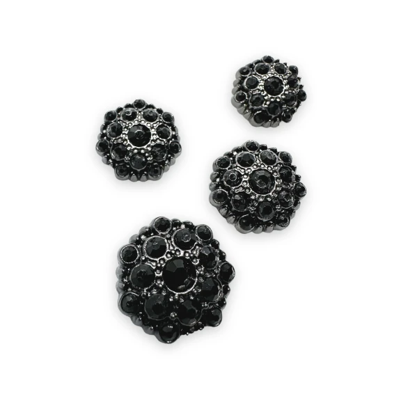 23 mm 36 boy Taşlı Düğme Çok Taşlı Düğme Ceket ve Dış Giyim Düğmesi PBT0024