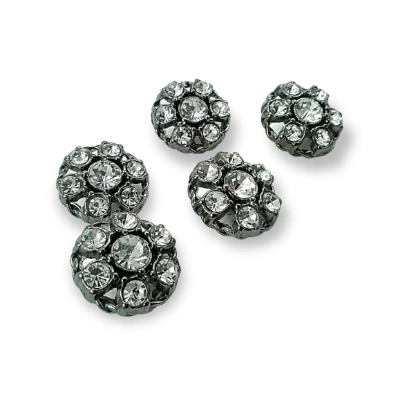 20 mm 32 boy Taşlı Düğme - Ceket ve Hırka Düğmesi PBT0028