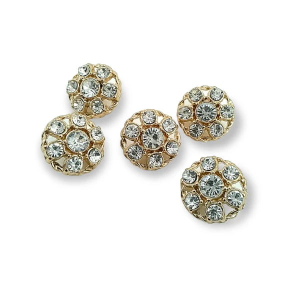 20 mm 32 boy Taşlı Düğme - Ceket ve Hırka Düğmesi PBT0028