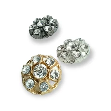 20 mm 32 boy Taşlı Düğme - Ceket ve Hırka Düğmesi PBT0028