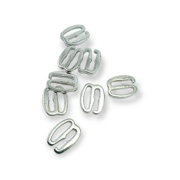 Sütyen Tokası 11 mm Oval Kenarlı Metal Kopça PBT0003