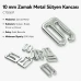 10 mm Zamak Metal Sütyen ve Penuar Kancası CT02637