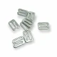 10 mm Zamak Metal Sütyen Kancası CT02637, iç giyim aksesuarı, zamak metal malzeme, 10,2 mm bant geçişi ile uyumlu